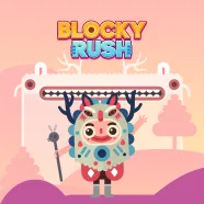 PLay Blocky Rush now!